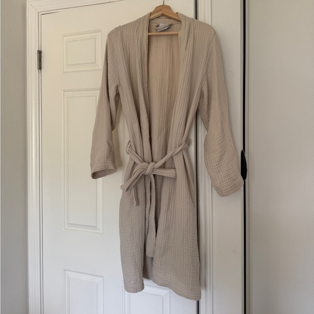 Parachute Cloud Cotton Robe in Bone